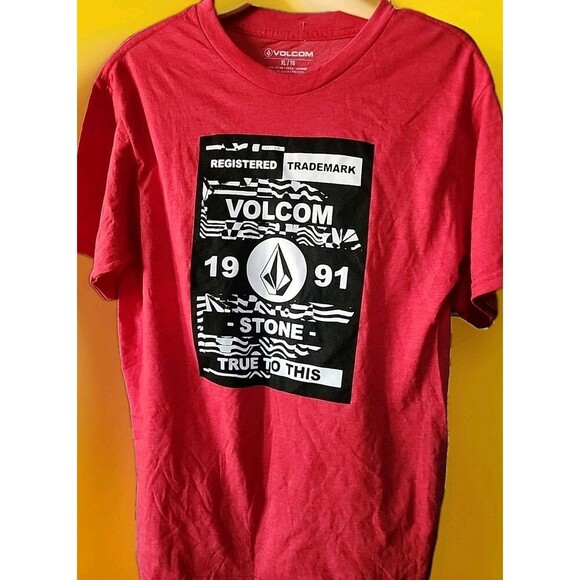 New Y2K Volcom Stone Surf TShirt 1991 True To This XL B15 Excellent Beach Hawaii - Picture 2 of 4